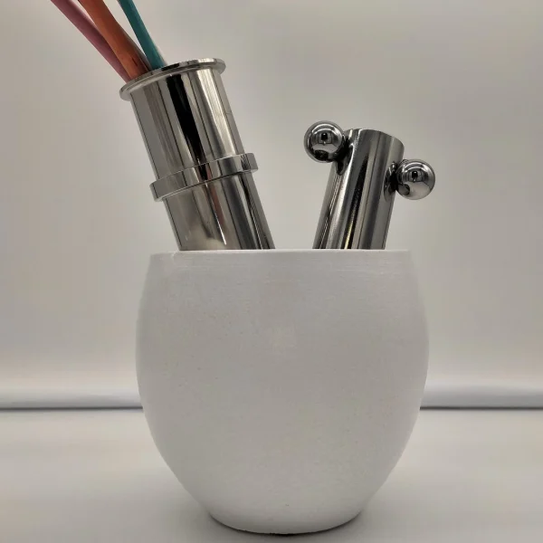 Vaso porta profumatori personalizzabile Mesin resina e metallo