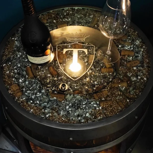 Barrique di arredo personalizzabile con illuminazione Soft - immagine 2
