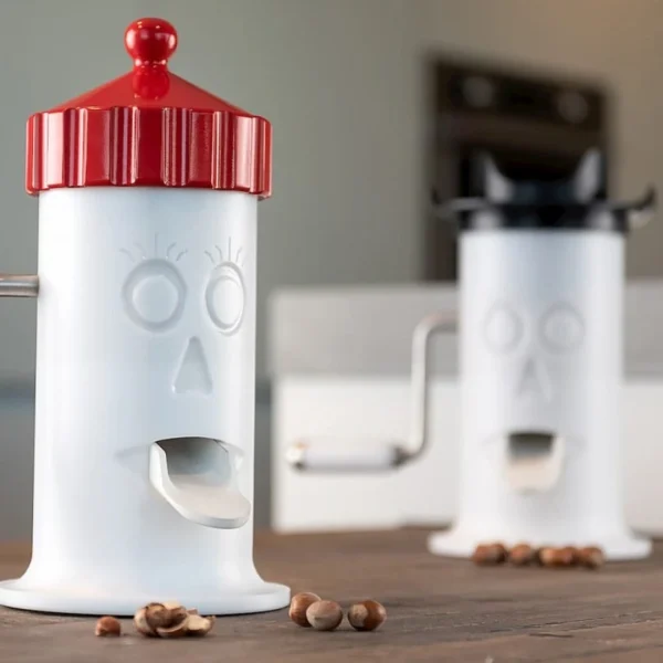 Schiaccia nocciole tondo di design Kemiri in PE bianco - immagine 34