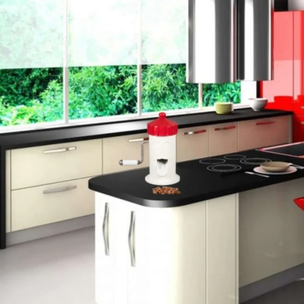 Schiaccia nocciole tondo di design Kemiri in PE bianco - immagine 31