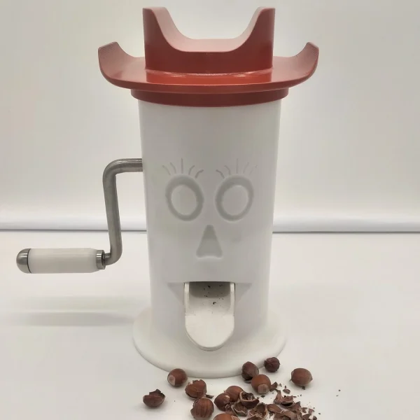 Schiaccia nocciole tondo di design Kemiri in PE bianco - immagine 6