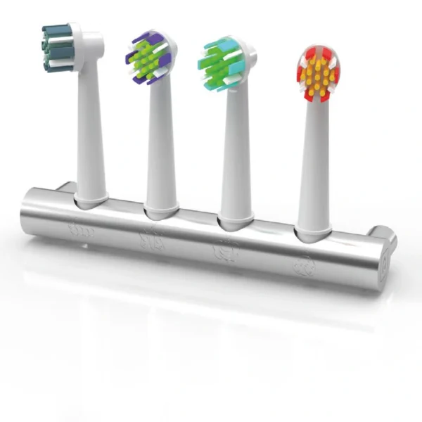 Portatestine spazzolino elettrico in acciaio inox Stayround - immagine 2