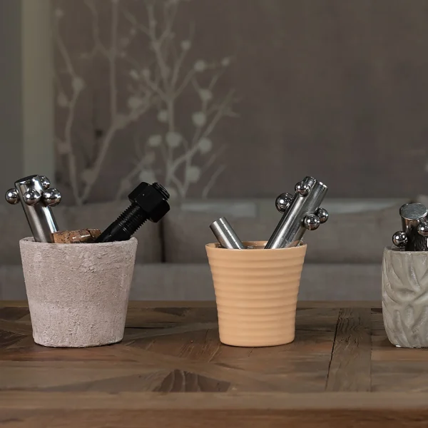 Fantasy – Vaso idea regalo con resina effetto acqua e dettagli meccanici - immagine 104