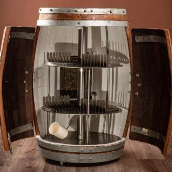 Dish – Barrique arredamento enoteca e sale degustazione con portapiatti - immagine 38