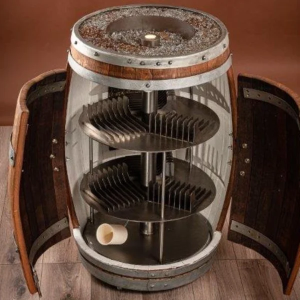 Dish – Barrique arredamento enoteca e sale degustazione con portapiatti - immagine 35