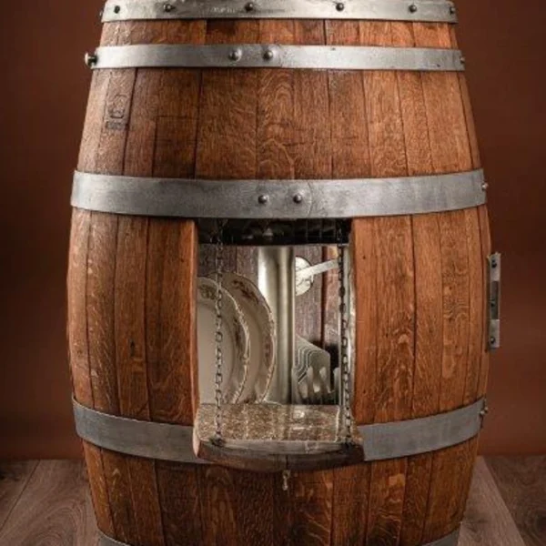 Dish – Barrique arredamento enoteca e sale degustazione con portapiatti - immagine 26