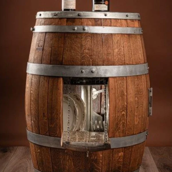 Dish – Barrique arredamento enoteca e sale degustazione con portapiatti - immagine 23