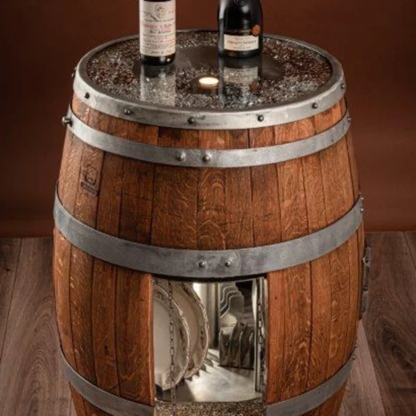 Dish – Barrique arredamento enoteca e sale degustazione con portapiatti - immagine 21