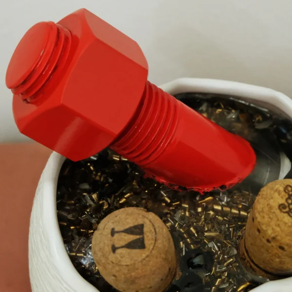 Fantasy – Vaso idea regalo con resina effetto acqua e dettagli meccanici - immagine 57