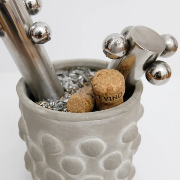 Fantasy – Vaso idea regalo con resina effetto acqua e dettagli meccanici - immagine 44