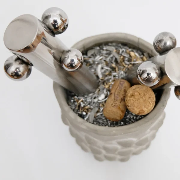 Fantasy – Vaso idea regalo con resina effetto acqua e dettagli meccanici - immagine 40