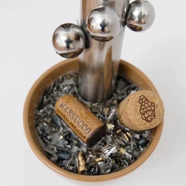 Fantasy – Vaso idea regalo con resina effetto acqua e dettagli meccanici - immagine 30