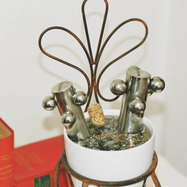 Fantasy – Vaso idea regalo con resina effetto acqua e dettagli meccanici - immagine 88