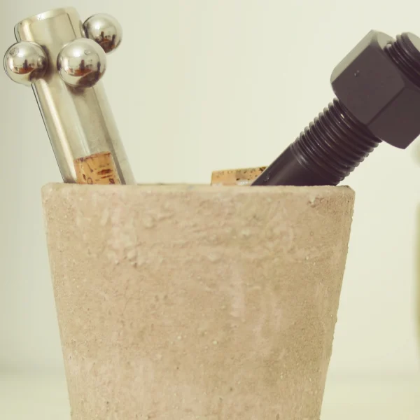 Fantasy – Vaso idea regalo con resina effetto acqua e dettagli meccanici - immagine 64