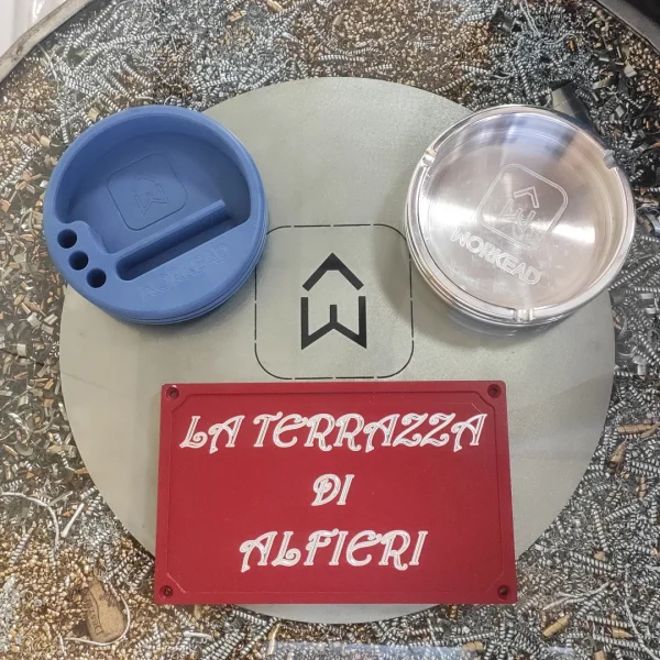 Targa alluminio personalizzata con incisione in bassorilievo - immagine 18