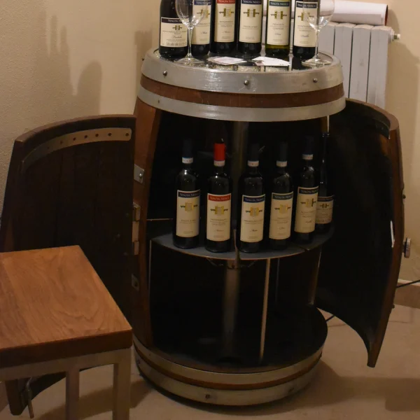 Wine – Barrique d' arredamento enoteca e cantine con porta bottiglie - immagine 28