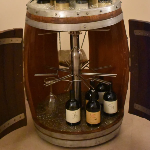 Wine – Barrique d' arredamento enoteca e cantine con porta bottiglie - immagine 26