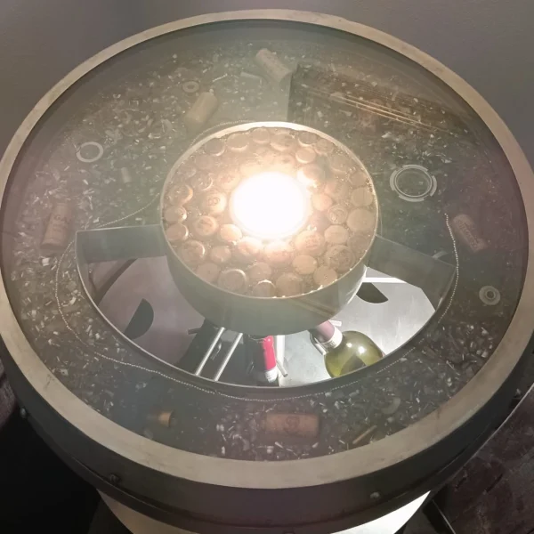 Wine – Barrique d' arredamento enoteca e cantine con porta bottiglie - immagine 12