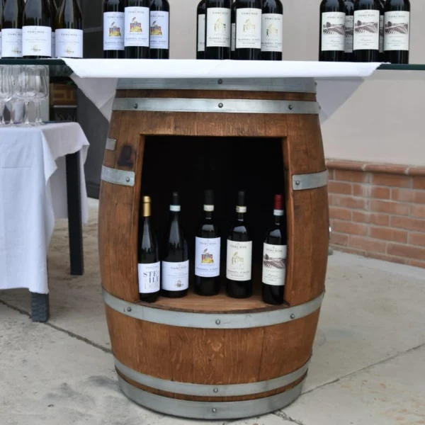 Taste Tavolo Barrique Vetro Temprato da Arredo e Degustazione - immagine 3