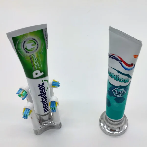 Staytube Porta Tubetto Dentifricio Bagno in Acciaio o Alluminio - immagine 5