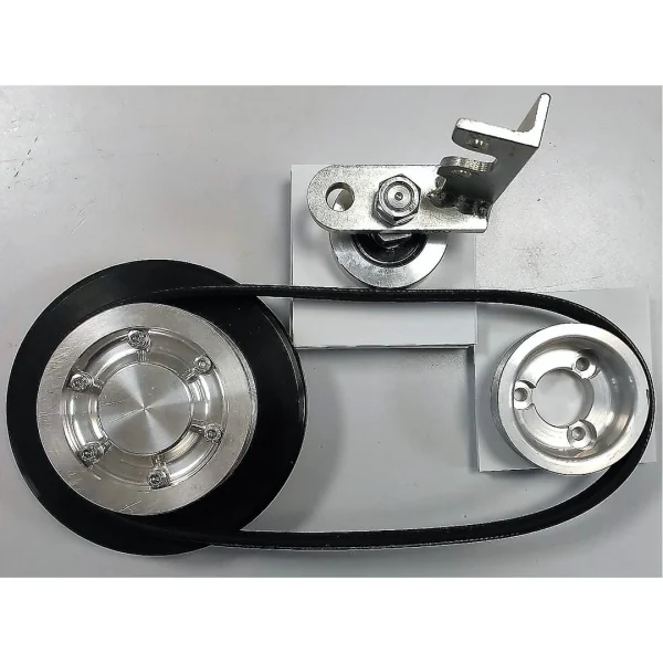 Kit Pulegge Alluminio + Cinghia Poly-V + Tendicinghia | Fiat 500 126 - immagine 3