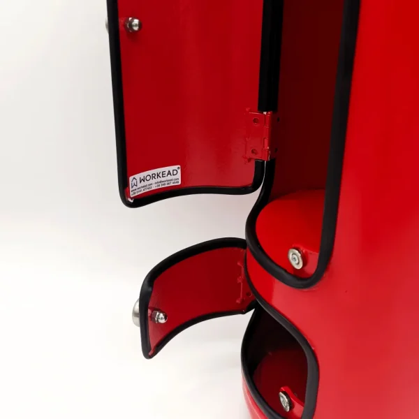 Estintore Minibar Grande Porta Bottiglia in Acciaio - Doppio Scomparto Artigianale - immagine 3