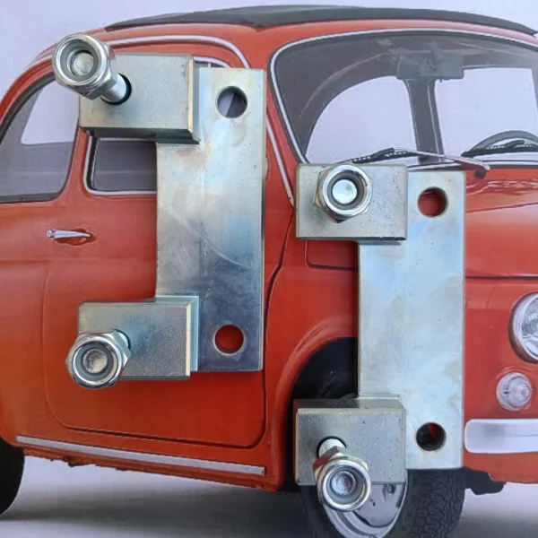 Staffe Rialzo Semibracci Anteriori Fiat 500 F L | Assetto Sportivo - immagine 5