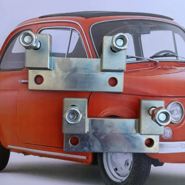 Staffe Rialzo Semibracci Anteriori Fiat 500 F L | Assetto Sportivo - immagine 7