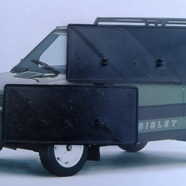 Targhette Fiat Panda Sisley Bianco Osso 4x4 | Laterali PETG - immagine 9