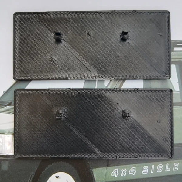 Targhette Fiat Panda Sisley Bianco Osso 4x4 | Laterali PETG - immagine 8