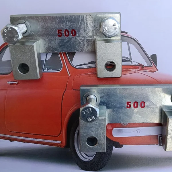 Staffe Rialzo Semibracci Anteriori Fiat 500 F L | Assetto Sportivo - immagine 6