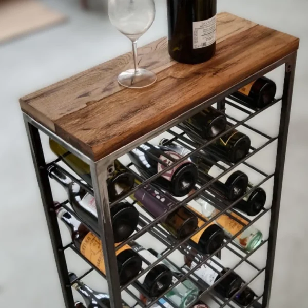 Cantinetta Vini Artigianale in Stile Industriale e Legno di Botte - Disponibile in 2 Versioni - immagine 6