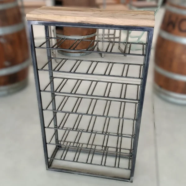Cantinetta Vini Artigianale in Stile Industriale e Legno di Botte - Disponibile in 2 Versioni - immagine 13