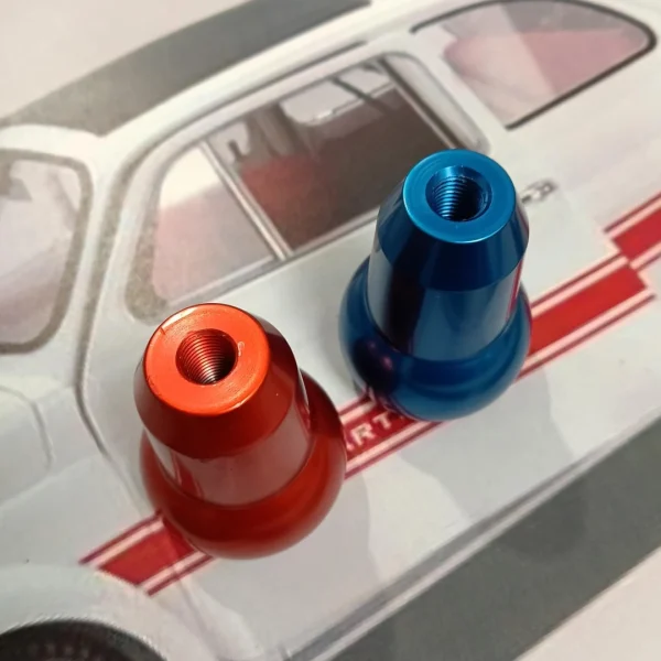Pomello Cambio in Alluminio Inciso M10x1.25 | Fiat 500 126 600 - immagine 4