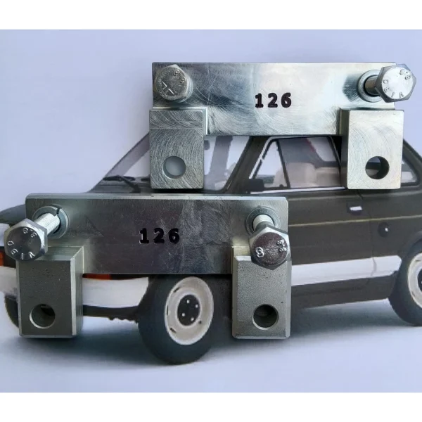 Kit Staffe Rialzo Sospensioni Anteriori Fiat 126 e 500 R - immagine 2