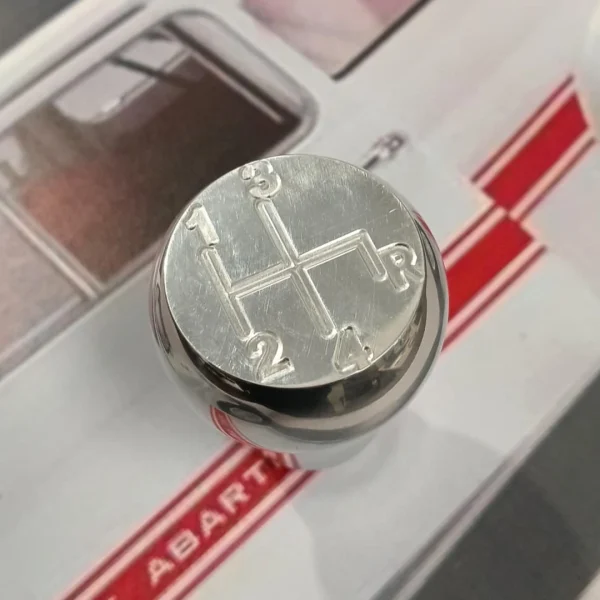 Pomello Cambio in Alluminio Lucido M10x1.25 | Fiat 500 126 600 - immagine 4